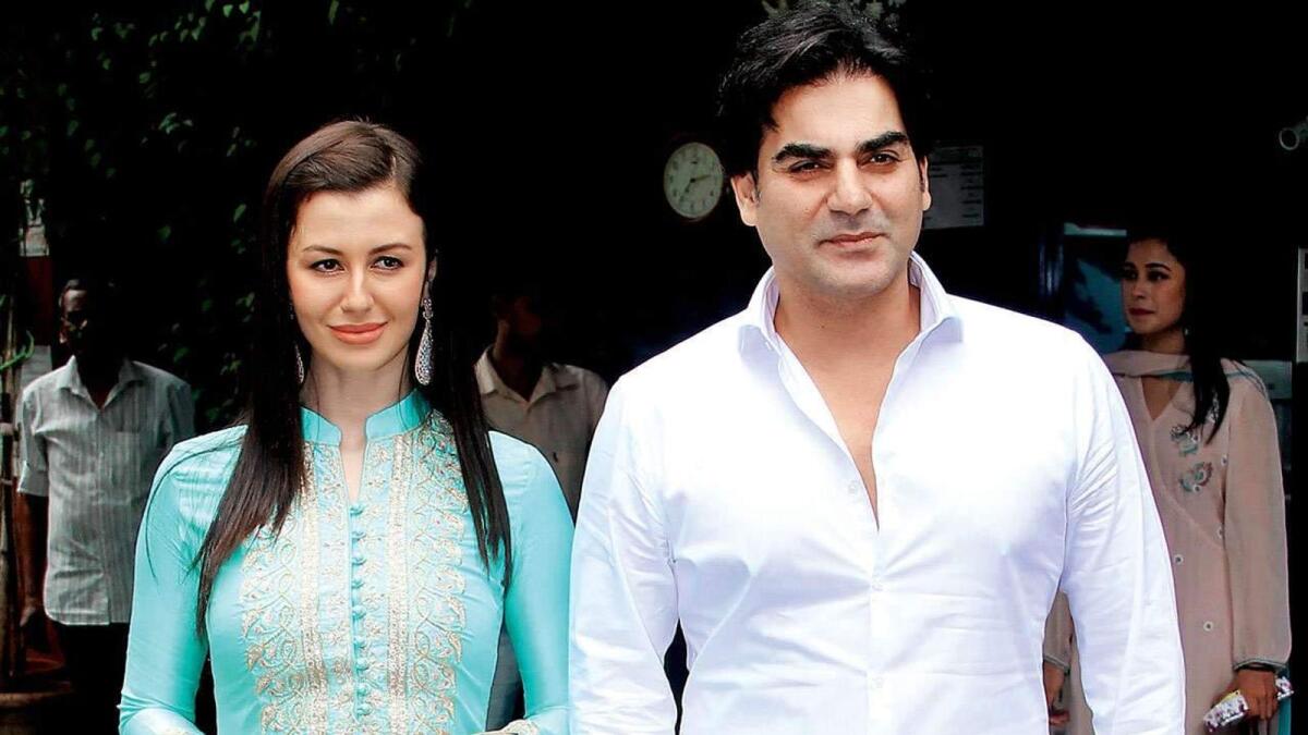 Georgia Adriani with Arbaaz Khan