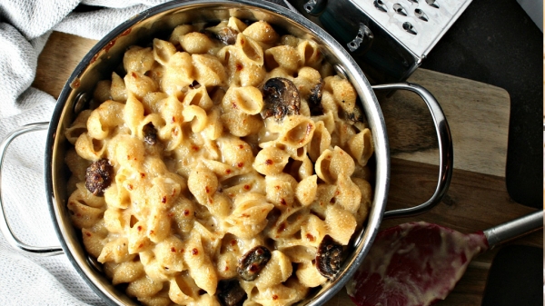 Mushroom Mac and Cheese