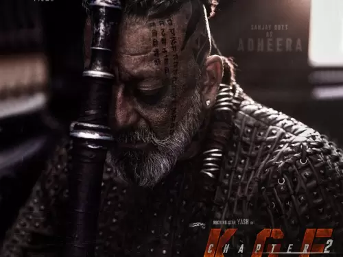KGF 2 : Sanjay Dutt's Killer New Look As Adheera Revealed On His Birthday And He Also Hints The Release Date