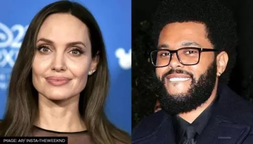 Angelina Jolie, The Weeknd seen together in LA, fuel dating rumors. See pics inside