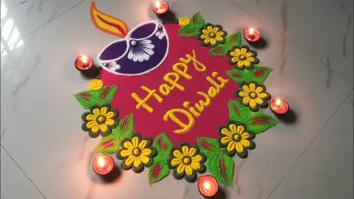 Diwali 2021: 5 Simple and Easy Rangoli Designs You Can Create in a Jiffy