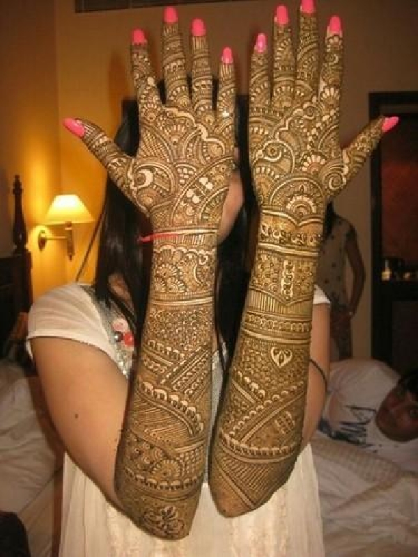 Modern Front Back Full Hand Bridal Mehndi Design Easy Beautiful Alldatmatterz