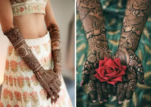 Modern Front - Back Full Hand Bridal Mehndi Design - Easy & beautiful