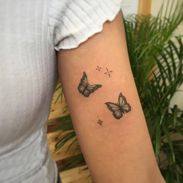 75 Unique Small Tattoo Designs  Ideas  Butterfly Tattoo I Take You   Wedding Readings  Wedding Ideas  Wedding Dresses  Wedding Theme