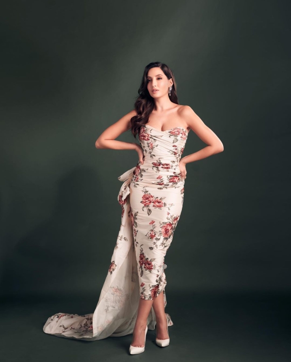 nora-fatehi-floral-dress-1