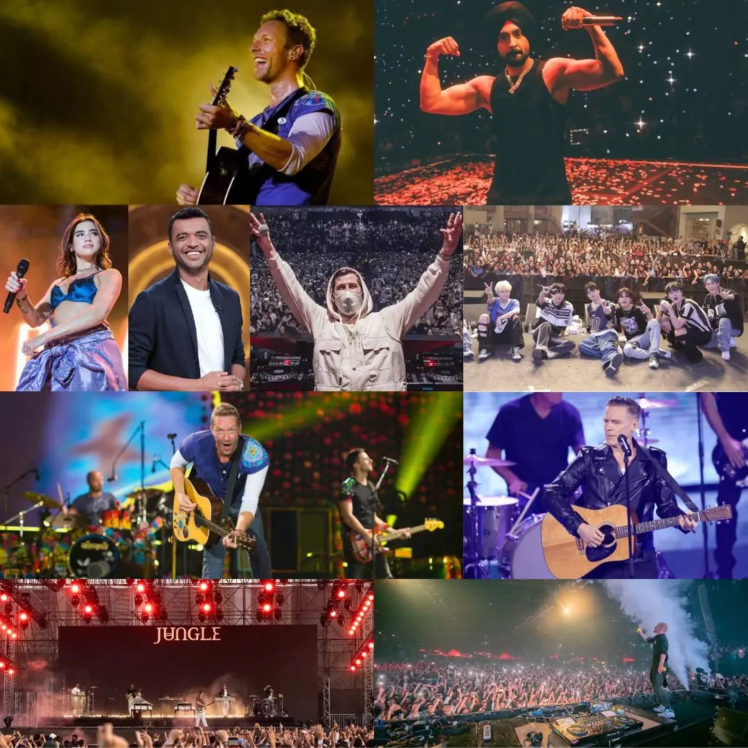 Updated Events Upcoming music events in India: Dua Lipa, Coldplay, Diljit Dosanjh, And ...